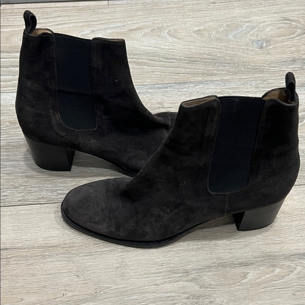 Varda Brown Suede Ankle Boots